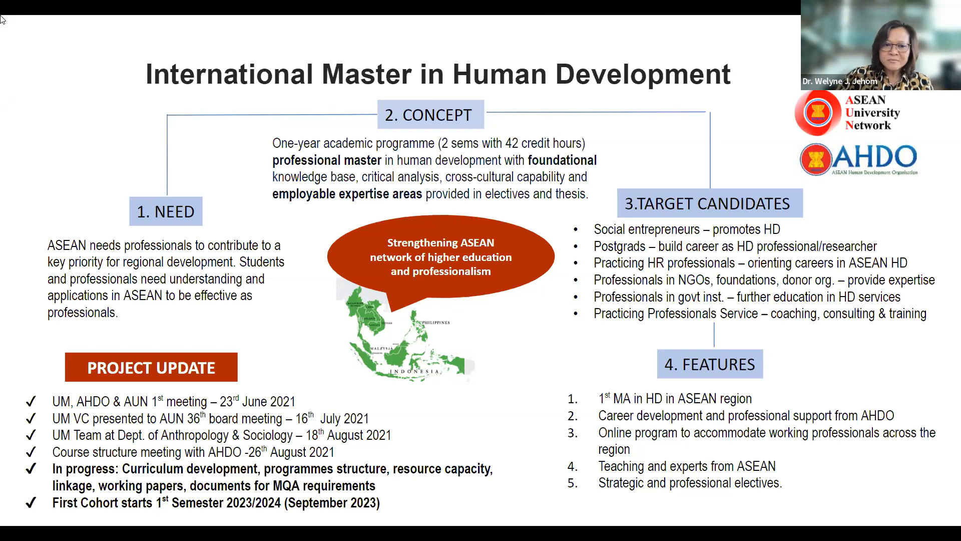 The Making of the First Ever International Master in Human Development in the ASEAN Region
